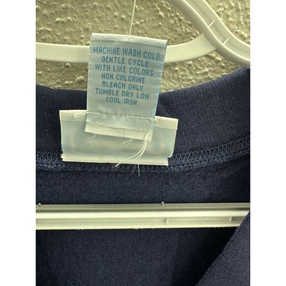 National Womens Two Piece Pant Set Size XL Navy Blue Cardigan and Sweatpants - Picture 4 of 16